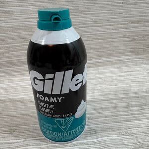 NEW GILLETTE foamy sensitive shaving cream foam NWT